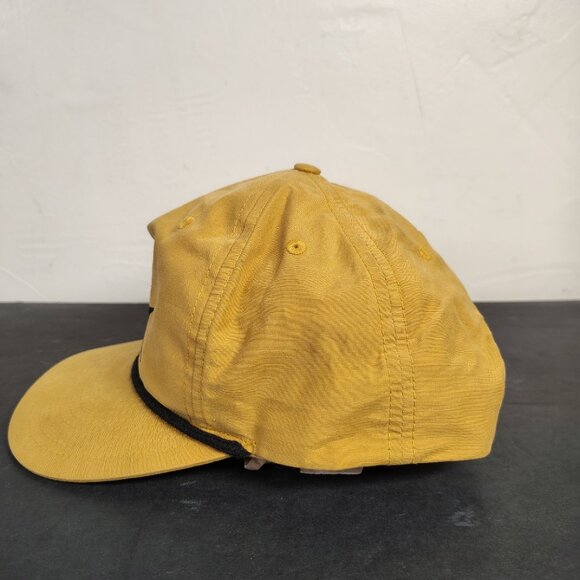 BLK FLG Hat Cap Snap Back Rope Skull Crossbones Rope - Picture 2 of 11